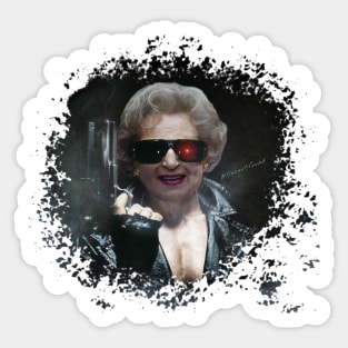 Betty Whitenator Sticker